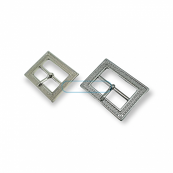 3 cm Belt Buckle Patterned Metal Center Bar Buckle  E 810