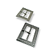 3 cm Belt Buckle Patterned Metal Center Bar Buckle  E 810