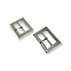 3 cm Belt Buckle Patterned Metal Center Bar Buckle  E 810