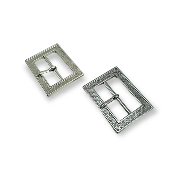 3 cm Kemer Tokası Desenli Metal Dilli Toka E 810