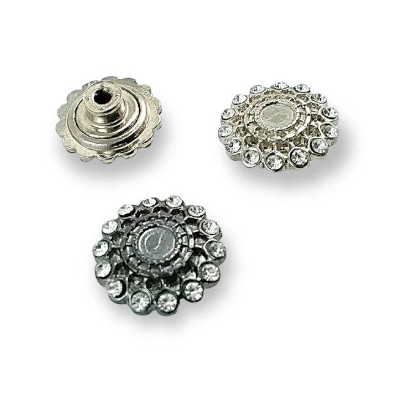 Kot Düğme 20 mm 32 Boy Mineli veya Taşlı Kot Düğmesi E 1032