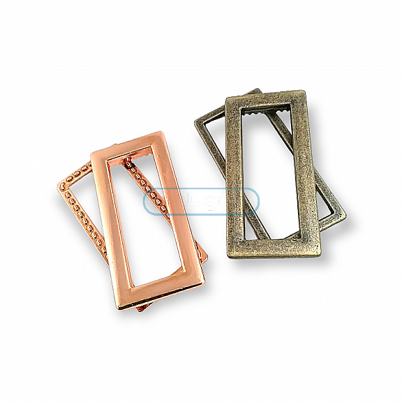 Metal Eyelet 40 x 20 mm Rectangular Shape E 1983