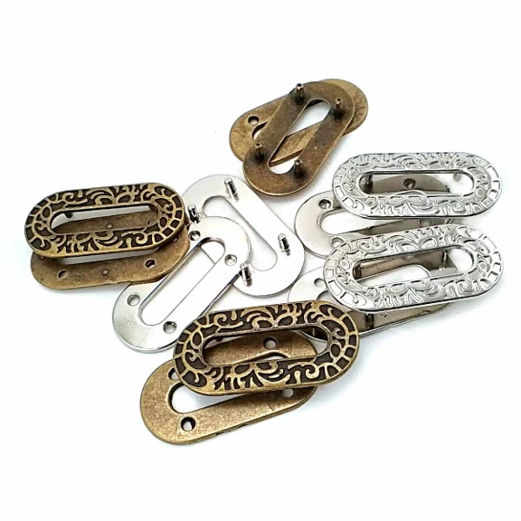 Kuşgözü 28 x 40 mm Dekoratif Desenli Oval Kenarlı Kuşgözü E 664