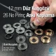 NO 26 Pirinç Düz Kuşgözü 12 mm Premium Kalite EPR0026