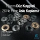 NO 26 Pirinç Düz Kuşgözü 12 mm Premium Kalite EPR0026