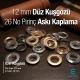 NO 26 Pirinç Düz Kuşgözü 12 mm Premium Kalite EPR0026
