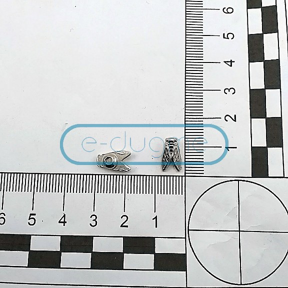 11,5 mm Sinek Logolu Zamak Rivet (Perçin) E 2236