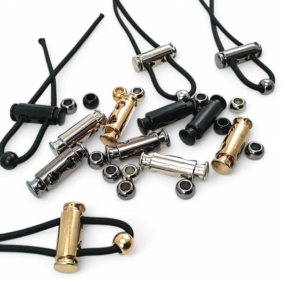 Stoper Çift Delikli Boncuk Gerdirme Kombinli Metal Stoper E 1365 - E 2058