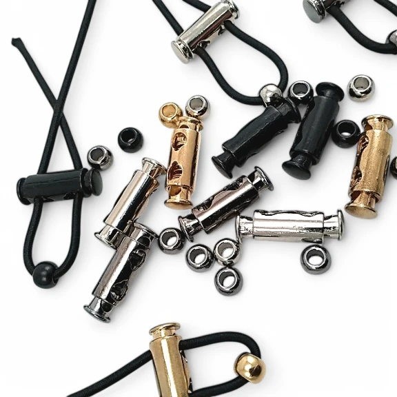 Stoper Çift Delikli Boncuk Gerdirme Kombinli Metal Stoper E 1365 - E 2058