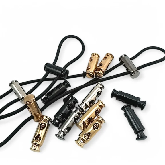 Metal Stoper 4 mm Delik Çaplı İki Delikli Üstten - Alttan Basmalı Silindir Model - Zamak Stoper E 1365