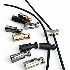 Tek Delikli 4 mm Delik Çaplı Metal Stoper Üstten Basmalı Model - Zamak Stoper E 1848
