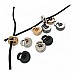Metal Stoper Tek Delikli 6x3 mm Delik Çaplı Üstten Basmalı Yarım Daire Model - Zamak Stoper E 2131