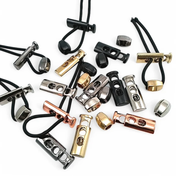 Stoper Çift Delikli 5,5 mm Kordon Girişi Ayva Boncuk Kombinli E 214 -E 139