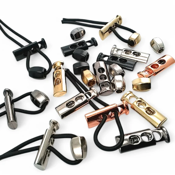 Stoper Çift Delikli 5,5 mm Kordon Girişi Ayva Boncuk Kombinli E 214 -E 139