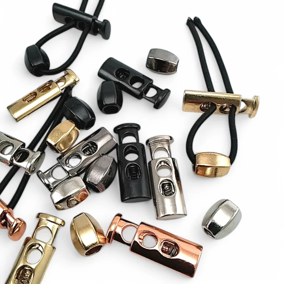 Stoper Çift Delikli 5,5 mm Kordon Girişi Ayva Boncuk Kombinli E 214 -E 139