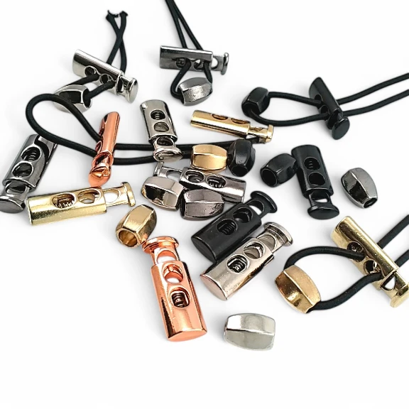 Stoper Çift Delikli 5,5 mm Kordon Girişi Ayva Boncuk Kombinli E 214 -E 139