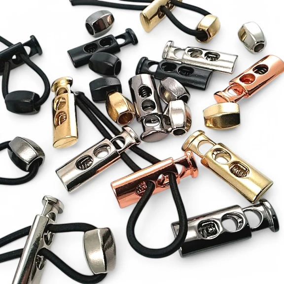 Stoper Çift Delikli 5,5 mm Kordon Girişi Ayva Boncuk Kombinli E 214 -E 139