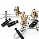 Metal Stoper 5,5 mm Delik Çaplı İki Delikli Üstten Basmalı Yassı Model - Zamak Stoper E 214