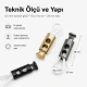 5.5 mm Two-Hole Top-Press Flat Zinc Alloy Cord Stopper E 214, durable zamak material, ideal for furniture manufacturing and