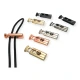 İki Delikli Stoper 5 mm Kordon Girişli Metal Kordon Kilidi B0026
