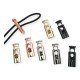İki Delikli Stoper 5 mm Kordon Girişli Metal Kordon Kilidi B0026