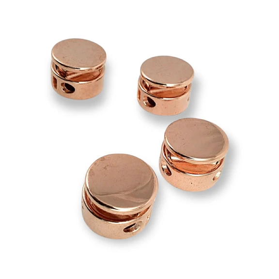 Mayın Stoper 15 mm Tek Basma Düğmeli Çift Bağcık Delikli Kordon Kilidi E 2206