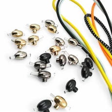 Tek Delikli Metal Stoper Minik Model 3 mm Delik Çaplı Üstten Basmalı - Zamak Stoper E 2221