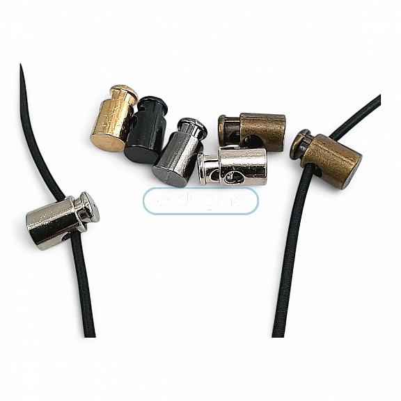 Metal Stoper Üstten Basmalı Model Tek Delikli 4 mm Delik Çaplı - Zamak Stoper E 343