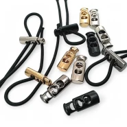 İki Delikli Yassı Metal Stoper 6x3,5 mm Delik Çaplı Üstten Basmalı Model - Zamak Stoper E 686