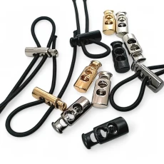 İki Delikli Yassı Metal Stoper 6x3,5 mm Delik Çaplı Üstten Basmalı Model - Zamak Stoper E 686