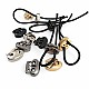 Metal Stoper 4 mm Delik Çaplı İki Delikli Üstten Basmalı - Zamak Stoper E 694