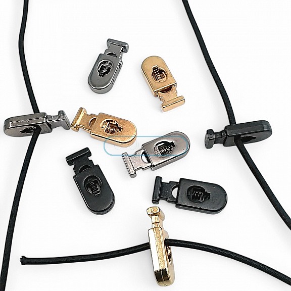 Metal Stoper Tek Delikli 5,5 mm Delik Çaplı Üstten Basmalı Zarif Armut Model - Büyük Boy E 696