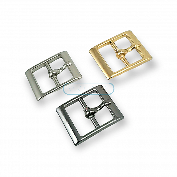 Center Bar Pin Buckle 16 mm Shoe and Bag Buckle E 1722