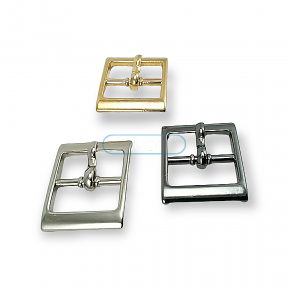 Center Bar Pin Buckle 16 mm Shoe and Bag Buckle E 1722