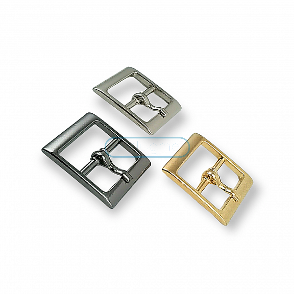 Center Bar Pin Buckle 16 mm Shoe and Bag Buckle E 1722