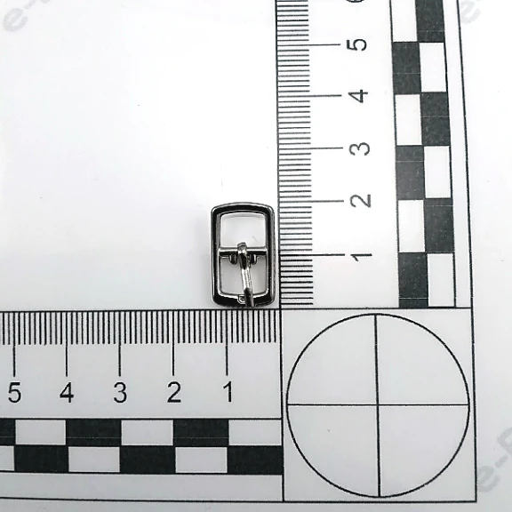 8 mm Shoe Buckle - 0,8 cm - 0,31" Metal Buckle E 2264