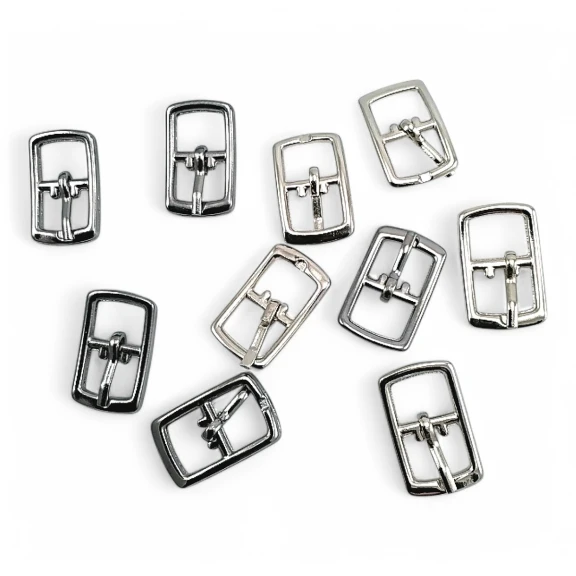 8 mm Shoe Buckle - 0,8 cm - 0,31" Metal Buckle E 2264