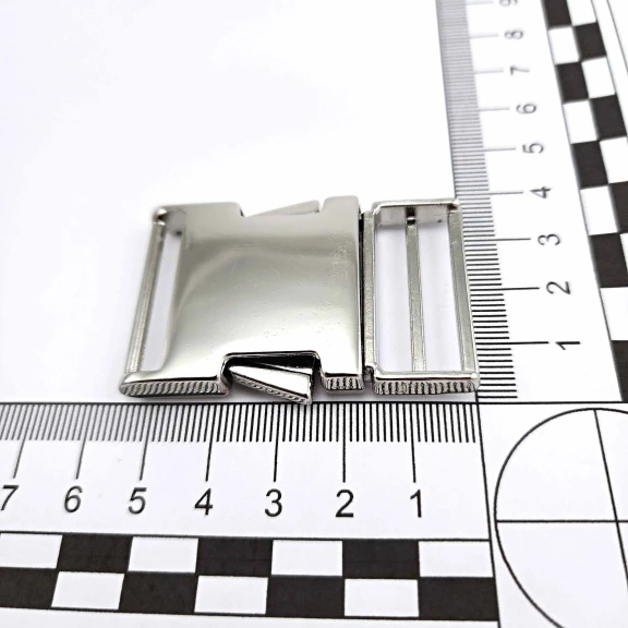 Geçmeli Toka 3 cm Geçmeli Toka Metal Zamak E 2249