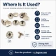 Standart Rivet 11 mm Kapak 15 mm Uzun Bacak Saç Malzeme Perçin - 500 Adet, kalın deri, çanta, kemer, kanvas ve teknik