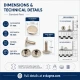 Standart Rivet 11 mm Kapak 15 mm Uzun Bacak Saç Malzeme Perçin - 500 Adet, kalın deri, çanta, kemer, kanvas ve teknik