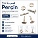 Çift Kapaklı Perçin 11 mm Kapak, 15 mm Uzun Bacak, 9 mm Alt Kapak Saç Malzeme – 500 Adet