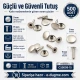 Standart Rivet 9 mm Kapak / 15 mm Uzun Bacak Perçin Saç Malzeme - 500 Adet, kalın deri ve tekstil uygulamaları için güçlü