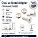 Çift Kapaklı Perçin 9 mm Kapak / 15 mm Uzun Bacak Saç Malzeme - 500 Adet, kalın deri, çanta, kemer ve teknik tekstil