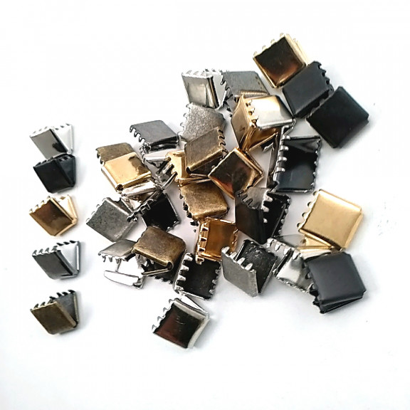 Bağucu Kıstırma 8.8 mm x 8.1 mm - Pirinç Kapalı Kenarlı Kıstırma Bağ Ucu DGK0008K