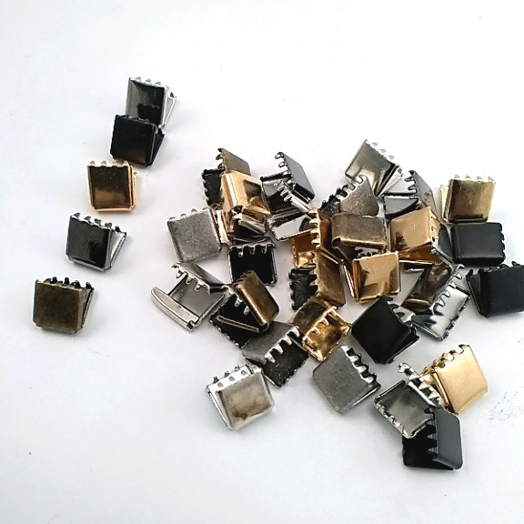 Bağucu Kıstırma 8.8 mm x 8.1 mm - Pirinç Kapalı Kenarlı Kıstırma Bağ Ucu DGK0008K