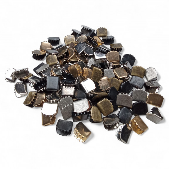 Kıstırma Bağucu 10.4 mm x 9.2 mm - Kapalı Kenarlı Kıstırma Bağ Ucu Pirinç DGK00105SK