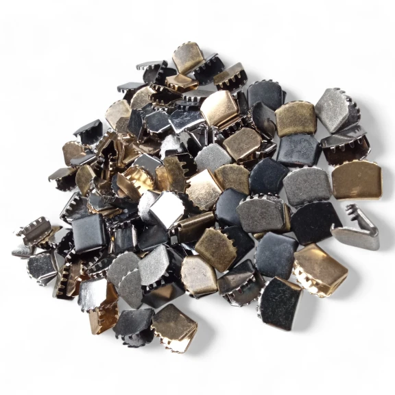 Kıstırma Bağucu 10.4 mm x 9.2 mm - Kapalı Kenarlı Kıstırma Bağ Ucu Pirinç DGK00105SK