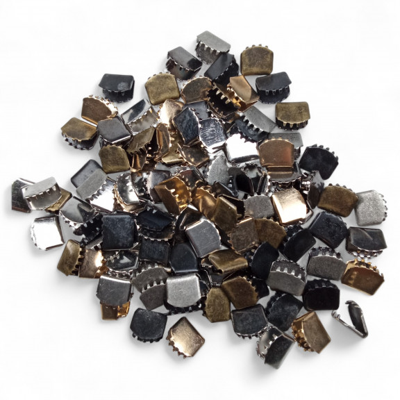 Kıstırma Bağucu 10.4 mm x 9.2 mm - Kapalı Kenarlı Kıstırma Bağ Ucu Pirinç DGK00105SK