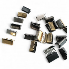 Bağucu Kıstırma 16 mm x 8.3 mm - Pirinç Kapalı Kenarlı Kıstırma Bağ Ucu DGK0015K