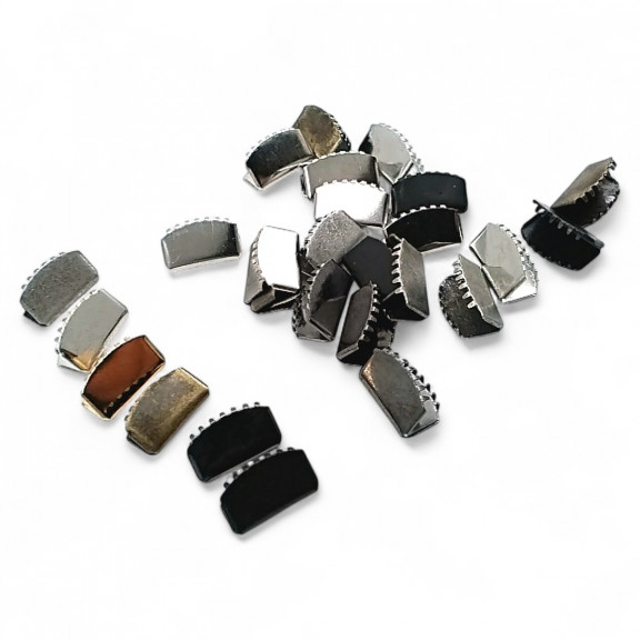 Bağucu Kıstırma 15.5 mm x 9 mm - Pirinç Kapalı Kenarlı Kıstırma Bağ Ucu DGK0015SK